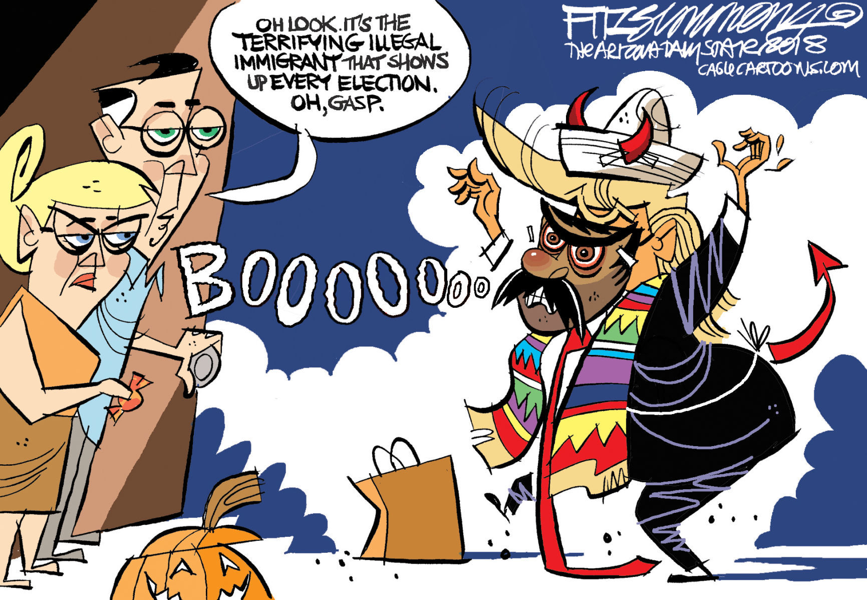 Daily Fitz Cartoon: Boo